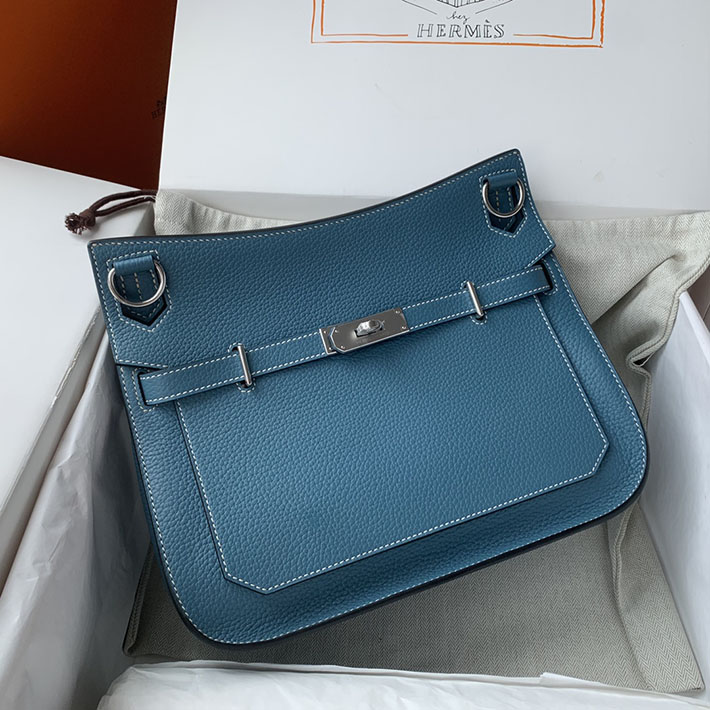 エルメス ジプシエールの通販 HERMES ジプシエール 28cm ブルージーン トリヨンクレマンス シルバー金具 H061784CK75 ジプシエール 28 定価 - 画像 (4)