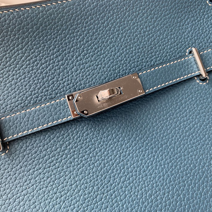 エルメス ジプシエールの通販 HERMES ジプシエール 28cm ブルージーン トリヨンクレマンス シルバー金具 H061784CK75 ジプシエール 28 定価 - 画像 (3)