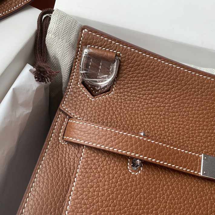 エルメス ジプシエールの通販 HERMES ジプシエール 28cm ゴールド トリヨンクレマンス シルバー金具 H061784CK37 エルメス ジプシエール 定価 - 画像 (9)