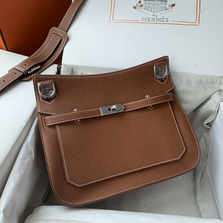 エルメス ジプシエールの通販 HERMES ジプシエール 28cm ゴールド トリヨンクレマンス シルバー金具 H061784CK37 エルメス ジプシエール 定価 - 画像 (6)
