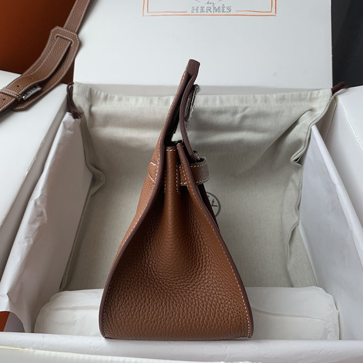 エルメス ジプシエールの通販 HERMES ジプシエール 28cm ゴールド トリヨンクレマンス シルバー金具 H061784CK37 エルメス ジプシエール 定価 - 画像 (5)