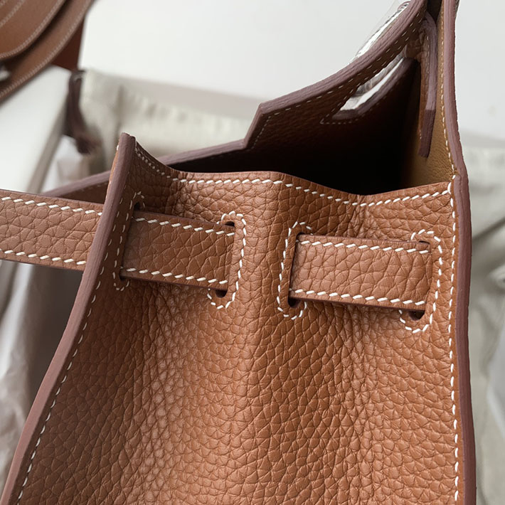 エルメス ジプシエールの通販 HERMES ジプシエール 28cm ゴールド トリヨンクレマンス シルバー金具 H061784CK37 エルメス ジプシエール 定価 - 画像 (3)