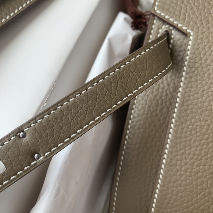 エルメス ジプシエールの通販 HERMES ジプシエール 28cm エトゥープ トリヨンクレマンス シルバー金具 H061784CK18 エルメス ジプシエール メンズ - 画像 (4)