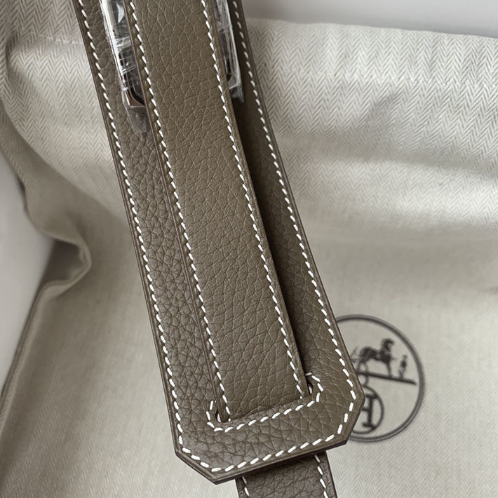 エルメス ジプシエールの通販 HERMES ジプシエール 28cm エトゥープ トリヨンクレマンス シルバー金具 H061784CK18 エルメス ジプシエール メンズ - 画像 (2)