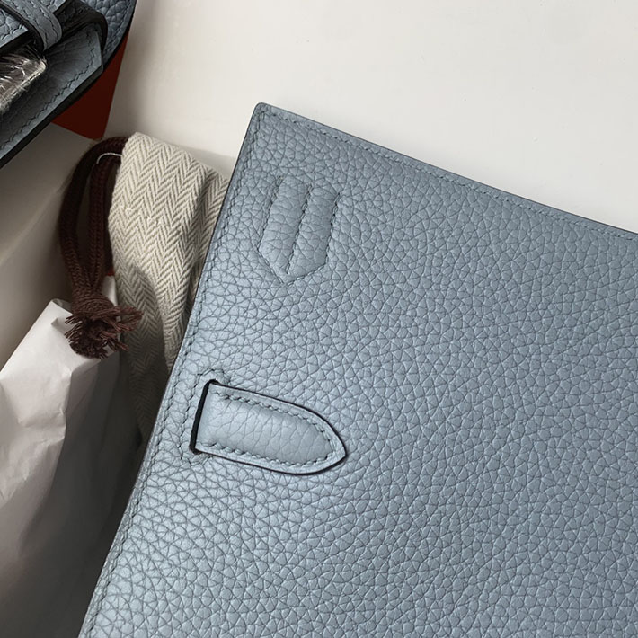 エルメス ジプシエールの通販 HERMES ジプシエール 28cm ブルーラン トリヨンクレマンス シルバー金具 H061784CKJ7 エルメス メンズ ショルダーバッグ - 画像 (7)