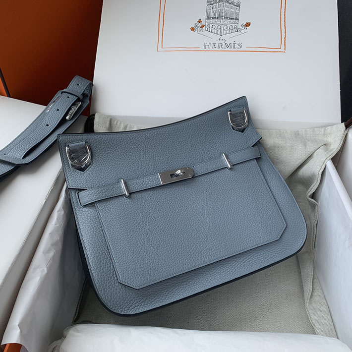 エルメス ジプシエールの通販 HERMES ジプシエール 28cm ブルーラン トリヨンクレマンス シルバー金具 H061784CKJ7 エルメス メンズ ショルダーバッグ - 画像 (6)