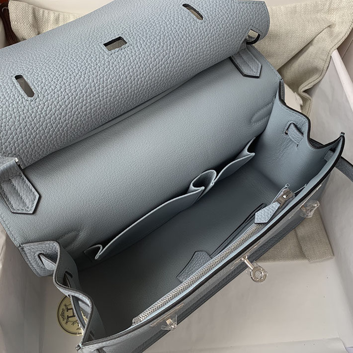 エルメス ジプシエールの通販 HERMES ジプシエール 28cm ブルーラン トリヨンクレマンス シルバー金具 H061784CKJ7 エルメス メンズ ショルダーバッグ - 画像 (3)