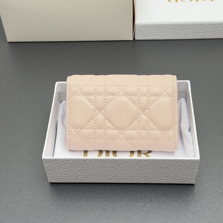 最高級ディオールスーパーコピー Dior Lady Dior Glycine ウォレット ピンクベージュ S2607PUQC_M51U ディオール 財布 ピンク - 画像 (9)