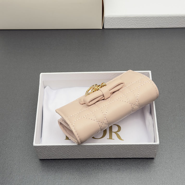 最高級ディオールスーパーコピー Dior Lady Dior Glycine ウォレット ピンクベージュ S2607PUQC_M51U ディオール 財布 ピンク - 画像 (5)