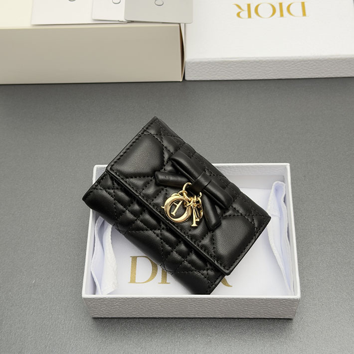 最高級ディオールスーパーコピー Dior Lady Dior Glycine ウォレット ブラック S2607PUQC_M900 ディオール 財布 アウトレット - 画像 (8)