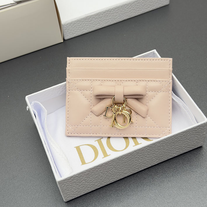最高級ディオールスーパーコピー Dior Lady Dior Freesia カードホルダー ピンクベージュ S2604OUQA_M51U dior カードケース ピンク - 画像 (8)