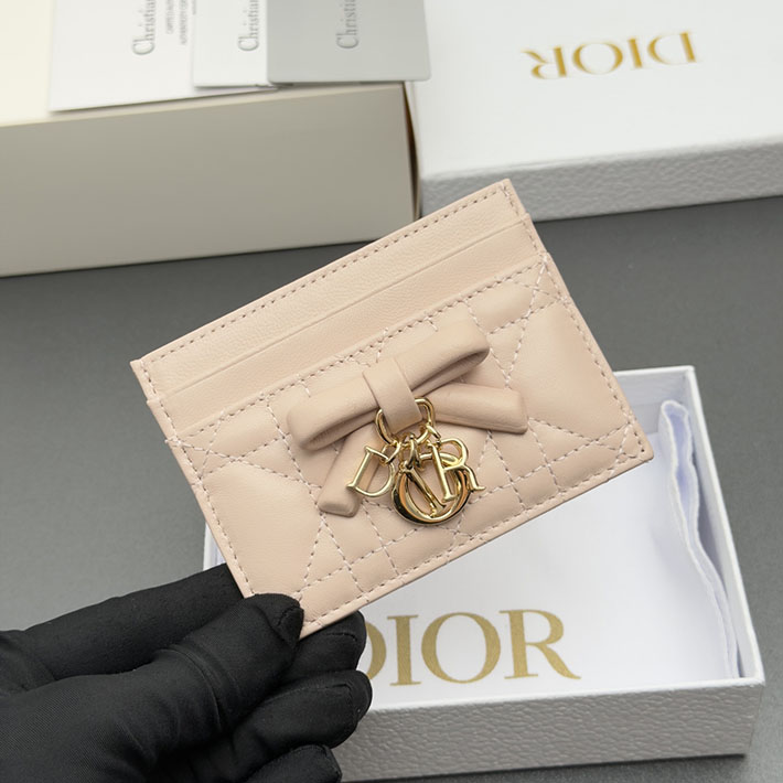 最高級ディオールスーパーコピー Dior Lady Dior Freesia カードホルダー ピンクベージュ S2604OUQA_M51U dior カードケース ピンク - 画像 (7)