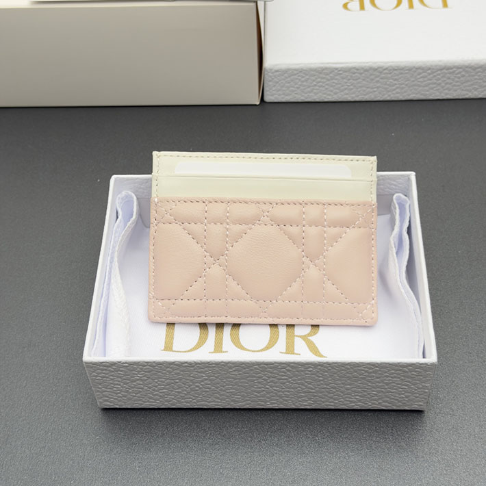最高級ディオールスーパーコピー Dior Lady Dior Freesia カードホルダー ラテ/パウダーピンク S2604OUQC_M413 dior カードケース レディース - 画像 (9)