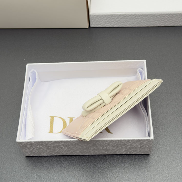 最高級ディオールスーパーコピー Dior Lady Dior Freesia カードホルダー ラテ/パウダーピンク S2604OUQC_M413 dior カードケース レディース - 画像 (6)