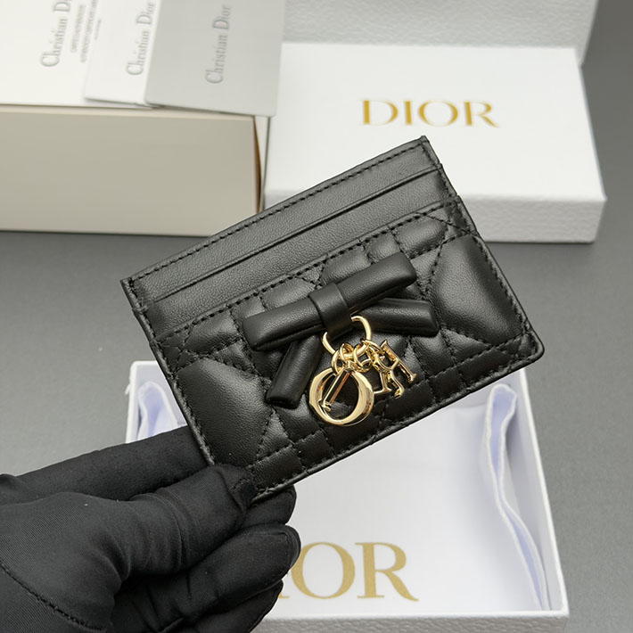最高級ディオールスーパーコピー Dior Lady Dior Freesia カードホルダー ブラック S2604OUQA_M900 dior カードホルダー レディース - 画像 (4)