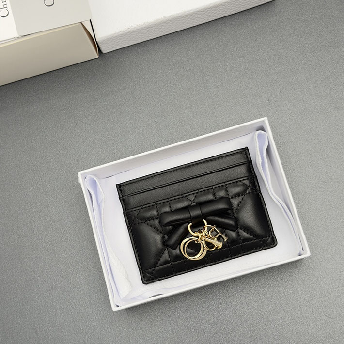 最高級ディオールスーパーコピー Dior Lady Dior Freesia カードホルダー ブラック S2604OUQA_M900 dior カードホルダー レディース - 画像 (2)