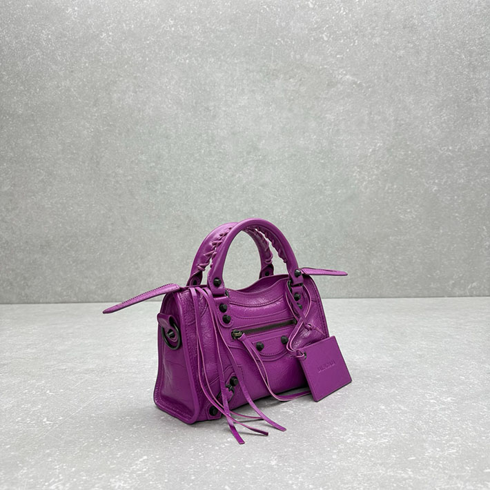 バレンシアガ バッグ 人気 レディース BALENCIAGA Le City バッグ ミニ アザレ 8657632ACFH5331 バレンシアガ ミニバッグ ショルダー - 画像 (11)