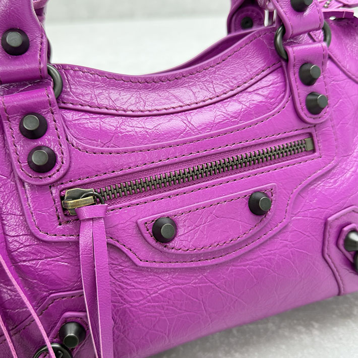 バレンシアガ バッグ 人気 レディース BALENCIAGA Le City バッグ ミニ アザレ 8657632ACFH5331 バレンシアガ ミニバッグ ショルダー - 画像 (8)