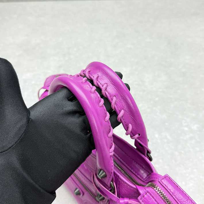 バレンシアガ バッグ 人気 レディース BALENCIAGA Le City バッグ ミニ アザレ 8657632ACFH5331 バレンシアガ ミニバッグ ショルダー - 画像 (7)