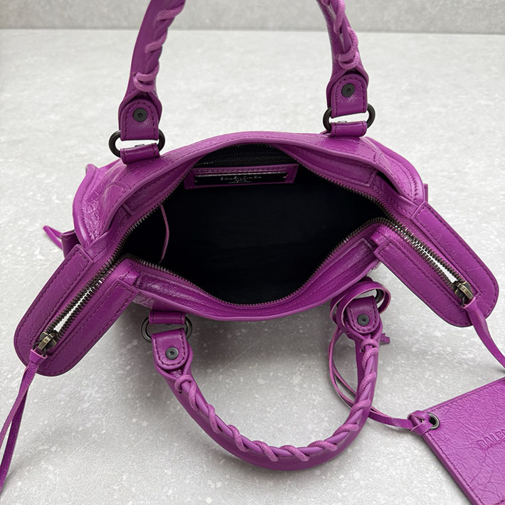 バレンシアガ バッグ 人気 レディース BALENCIAGA Le City バッグ ミニ アザレ 8657632ACFH5331 バレンシアガ ミニバッグ ショルダー - 画像 (6)
