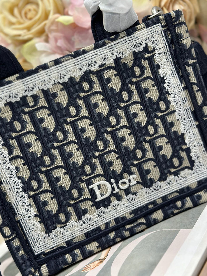 最高級ディオールスーパーコピー Dior Book Tote ストラップ付きバッグ ミニ ネイビー S5584PEHT_M928 ディオール トートバッグ レディース - 画像 (7)