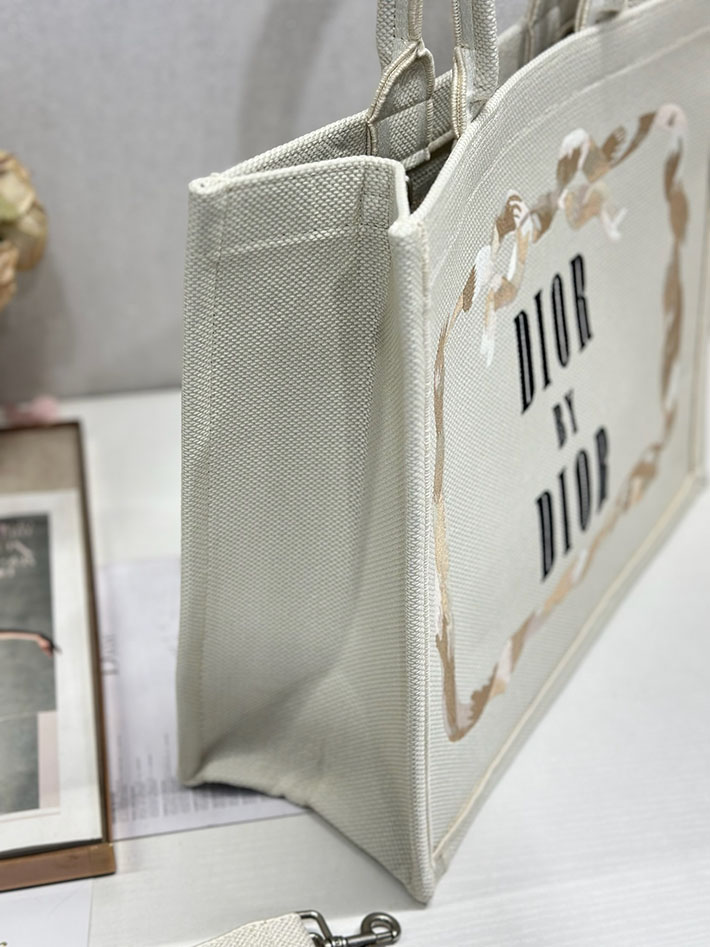 最高級ディオールスーパーコピー Dior Book Tote バッグ ラージ コットン ラテ M1349PEWL_M38I ディオール トートバッグ 新作 - 画像 (8)