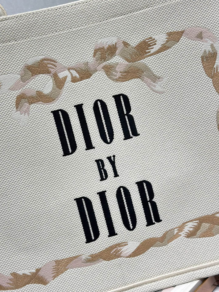最高級ディオールスーパーコピー Dior Book Tote バッグ ラージ コットン ラテ M1349PEWL_M38I ディオール トートバッグ 新作 - 画像 (6)