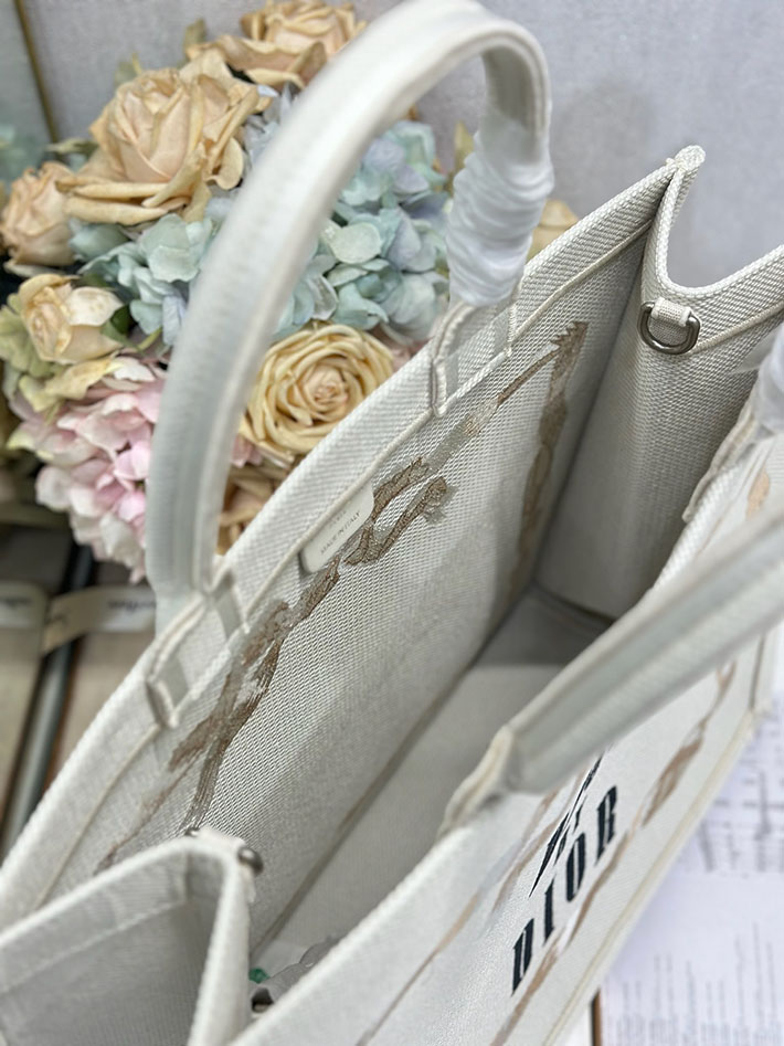 最高級ディオールスーパーコピー Dior Book Tote バッグ ラージ コットン ラテ M1349PEWL_M38I ディオール トートバッグ 新作 - 画像 (5)