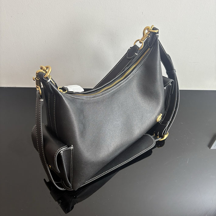 コーチ バッグ アウトレット COACH ジュリエットショルダーバッグ25・キルティング ブラック CDZ65 B4/BK コーチ バッグ 斜 めがけ 人気 - 画像 (7)