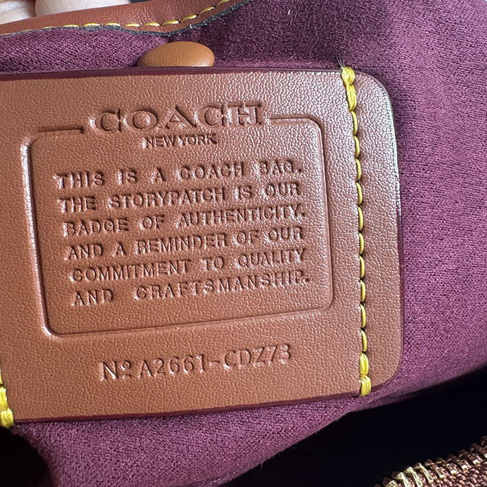 コーチ バッグ アウトレット COACH ジュリエット ショルダー バッグ 25・シグネチャー キャンバス ブラス CAM26 B4XHG コーチ バッグ ショルダー - 画像 (2)