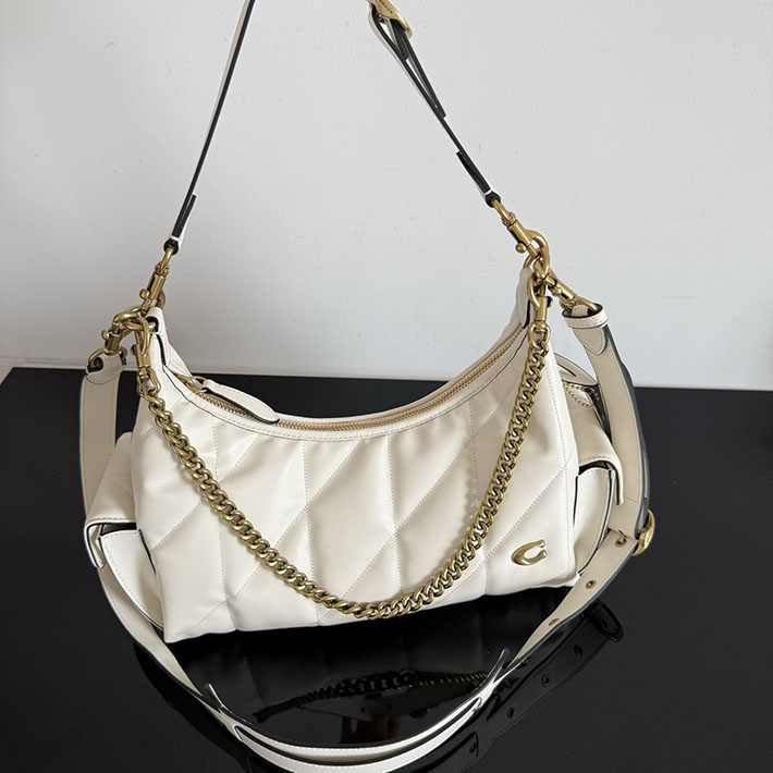 コーチ バッグ アウトレット COACH ポケットジュリエットバッグ30・キルティング チョーク CDZ71 IMCHK レディース コーチ バッグ - 画像 (6)