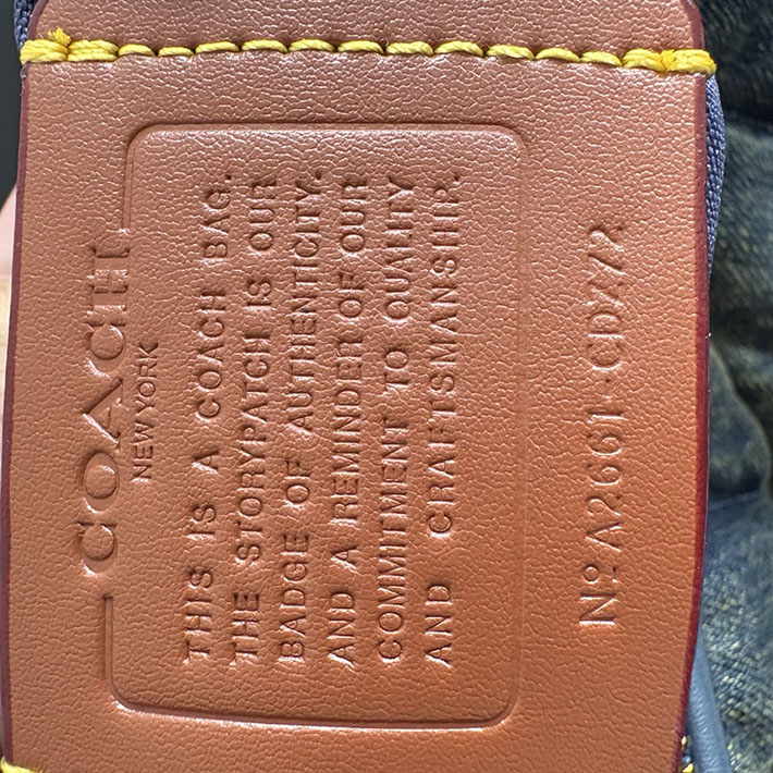 コーチ バッグ アウトレット COACH ジュリエット ショルダー バッグ・シグネチャー テキスタイル ジャカード ネイビー 2633394 コーチ バッグ 新作 - 画像 (2)