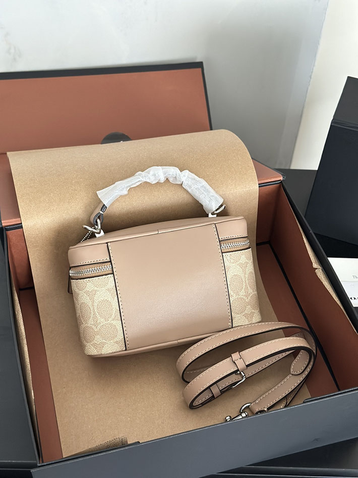 コーチ バッグ アウトレット COACH レイナー クロスボディ バッグ 18・シグネチャー キャンバス サンド/トープ 2633395 コーチ クロスボディ アウトレット - 画像 (8)