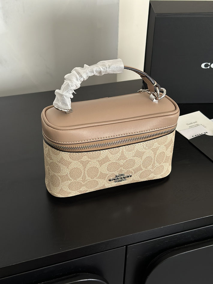 コーチ バッグ アウトレット COACH レイナー クロスボディ バッグ 18・シグネチャー キャンバス サンド/トープ 2633395 コーチ クロスボディ アウトレット - 画像 (7)