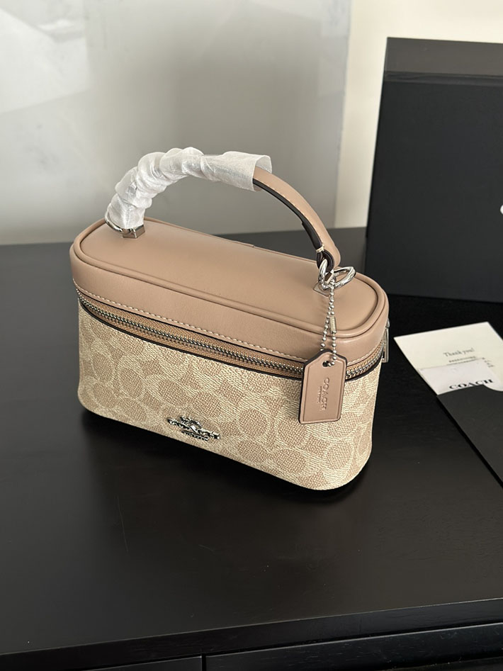 コーチ バッグ アウトレット COACH レイナー クロスボディ バッグ 18・シグネチャー キャンバス サンド/トープ 2633395 コーチ クロスボディ アウトレット - 画像 (6)