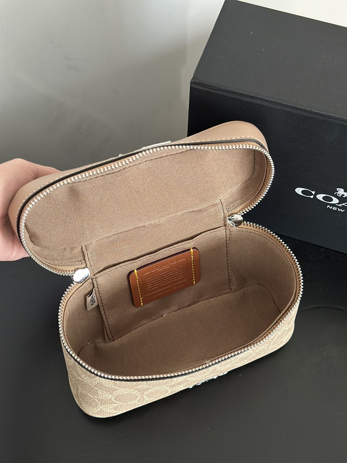コーチ バッグ アウトレット COACH レイナー クロスボディ バッグ 18・シグネチャー キャンバス サンド/トープ 2633395 コーチ クロスボディ アウトレット - 画像 (3)