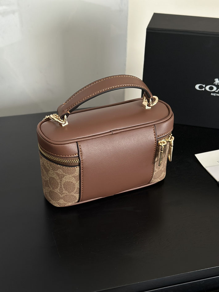 コーチ バッグ アウトレット COACH レイナー クロスボディ バッグ 18・シグネチャー キャンバス ブラス/タン キャラメル 2633396 コーチ クロスボディ レディース - 画像 (3)