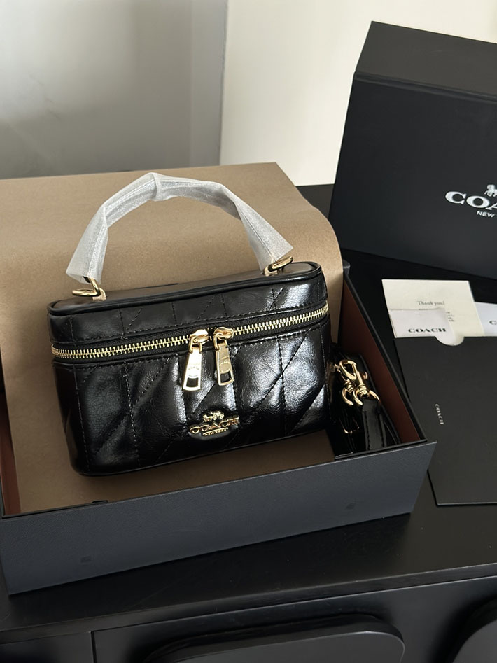 コーチ バッグ アウトレット COACH レイナー クロスボディ バッグ 18・シグネチャー キャンバス ブラック 2633399 コーチ ボディバッグ アウトレット - 画像 (9)