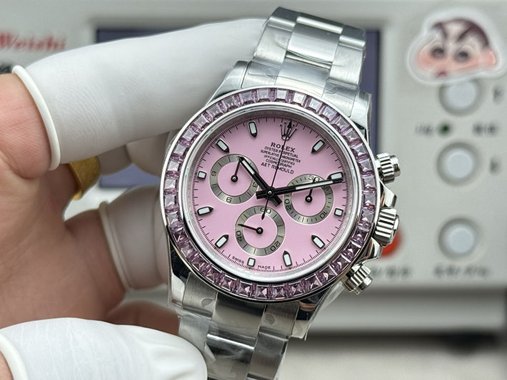 最高級ロレックススーパーコピー ROLEX コスモグラフ デイトナ ダイヤモンド ピンク セラミック 2632414 ロレックス ピンク ダイヤ - 画像 (8)