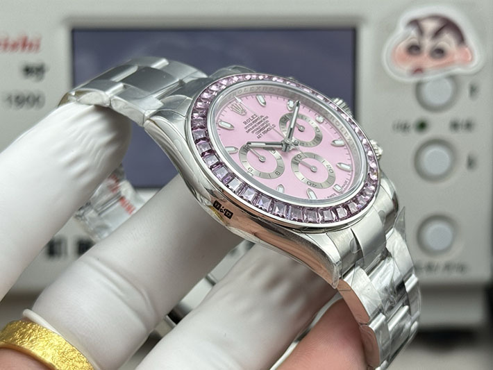 最高級ロレックススーパーコピー ROLEX コスモグラフ デイトナ ダイヤモンド ピンク セラミック 2632414 ロレックス ピンク ダイヤ - 画像 (5)