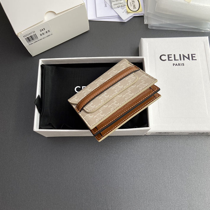 最高級セリーヌスーパーコピー CELINE 10E242BZ9 カードケース ビジネスカードホルダー トリオンフ キャンバス 2633419 セリーヌ カードケース 財布代わり - 画像 (8)