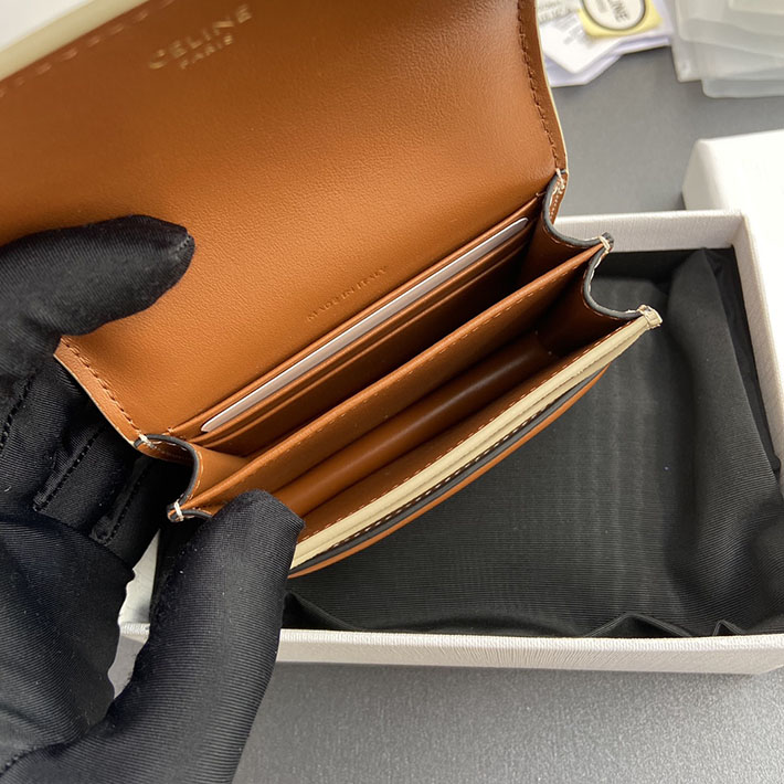 最高級セリーヌスーパーコピー CELINE 10E242BZ9 カードケース ビジネスカードホルダー トリオンフ キャンバス 2633419 セリーヌ カードケース 財布代わり - 画像 (4)