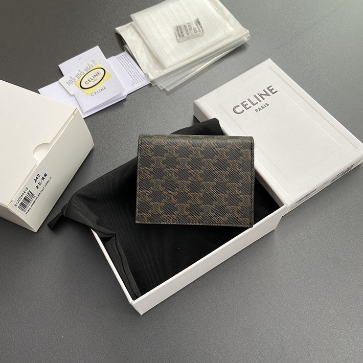 最高級セリーヌスーパーコピー CELINE カードケース ビジネスカードホルダー トリオンフ キャンバス タン 10E242BZ9.04LU セリーヌ カードケース アウトレット - 画像 (9)
