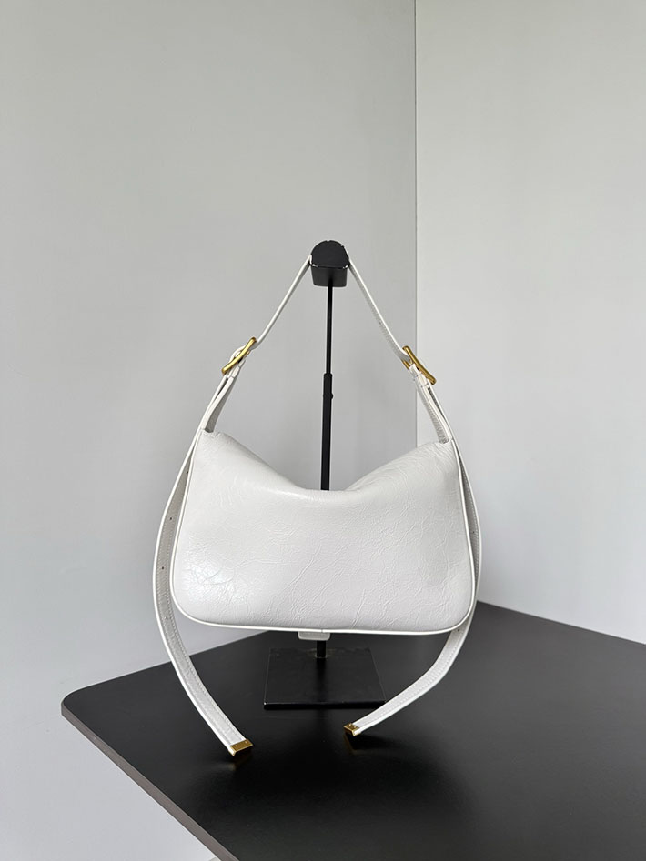 バレンシアガ バッグ 人気 レディース BALENCIAGA Clicca ショルダーバッグ ミディアム ホワイト 8686722ACLM9181 バレンシアガ バッグ アウトレット - 画像 (8)