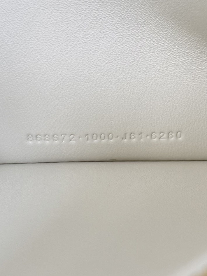 バレンシアガ バッグ 人気 レディース BALENCIAGA Clicca ショルダーバッグ ミディアム ホワイト 8686722ACLM9181 バレンシアガ バッグ アウトレット - 画像 (4)
