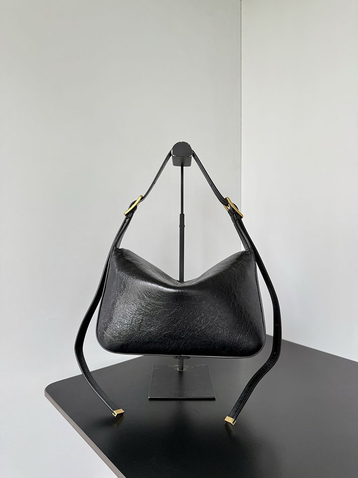 バレンシアガ バッグ 人気 レディース BALENCIAGA Clicca ショルダーバッグ ミディアム ブラック 8686722ACLM1000 バレンシアガ バッグ ショルダー - 画像 (8)