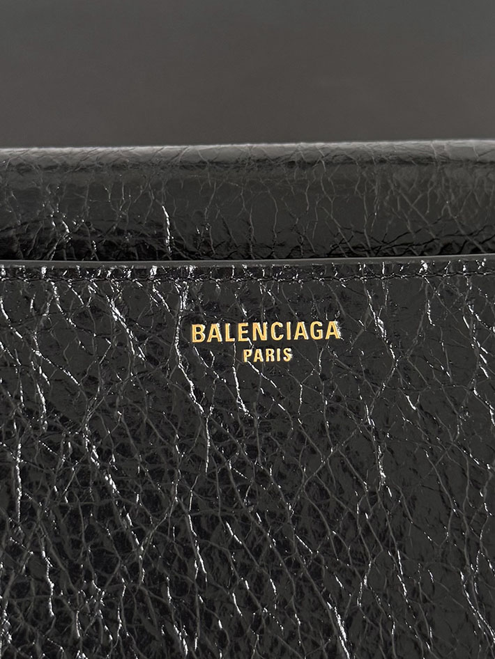 バレンシアガ バッグ 人気 レディース BALENCIAGA Clicca ショルダーバッグ ミディアム ブラック 8686722ACLM1000 バレンシアガ バッグ ショルダー - 画像 (6)