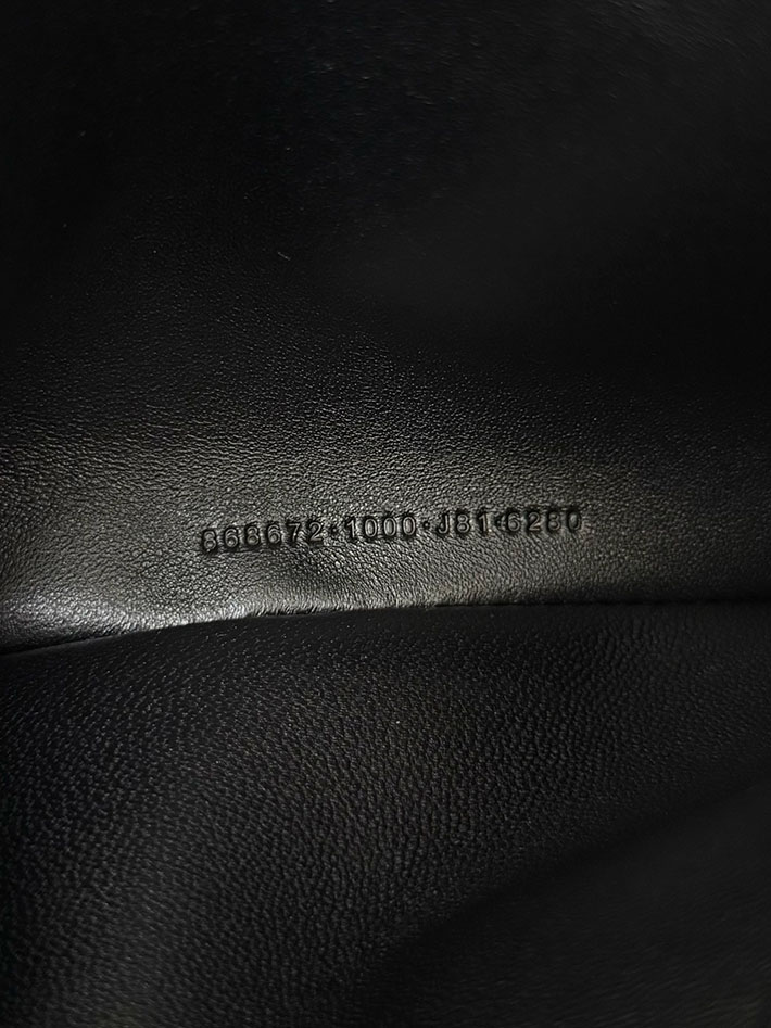 バレンシアガ バッグ 人気 レディース BALENCIAGA Clicca ショルダーバッグ ミディアム ブラック 8686722ACLM1000 バレンシアガ バッグ ショルダー - 画像 (4)