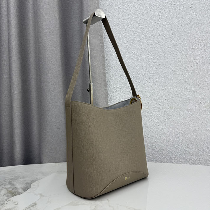 最高級ディオールスーパーコピー Dior Médaillon バケットバッグ ミディアム グレー M1532QUQW_M98H ディオール バッグ コピー - 画像 (9)