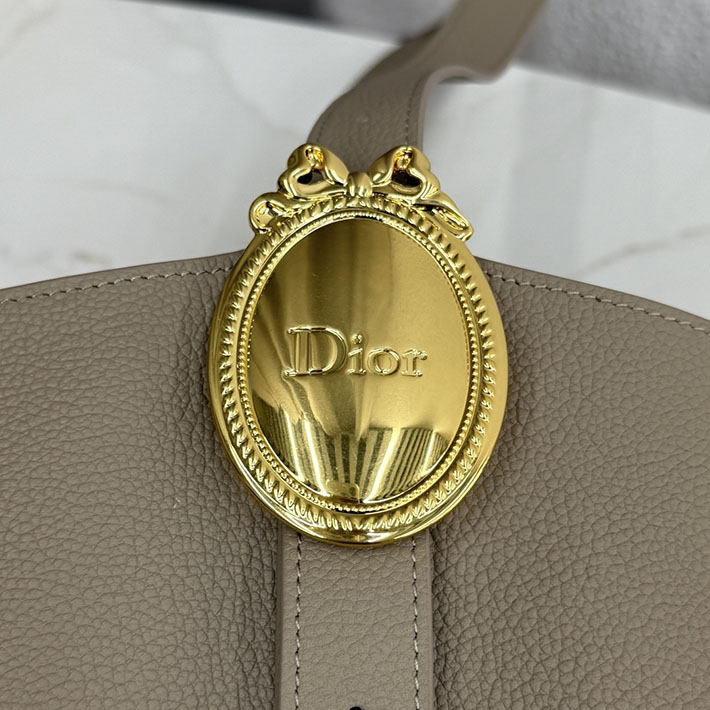 最高級ディオールスーパーコピー Dior Médaillon バケットバッグ ミディアム グレー M1532QUQW_M98H ディオール バッグ コピー - 画像 (4)